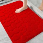 Coral Fleece Embossed Coral Fleece Floor Mat