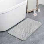 Coral Fleece Embossed Coral Fleece Floor Mat