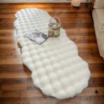 Rabbit Fur Blanket Long Rabbit Fur Rug